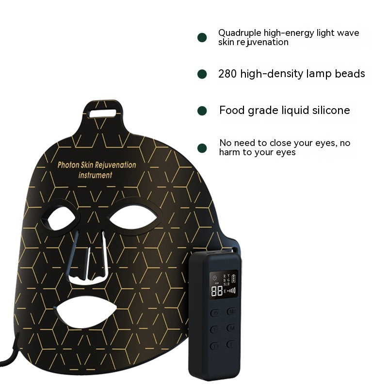 Red light therapy mask